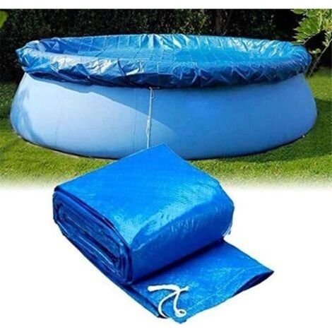 Bâche Piscines Bâches Accessoires De Protection pour Piscine Bleu pour Piscine Hors Sol Ronde Housse Anti-Pluie, Durable Convient À Toutes Sortes De Ronde Piscines (Diamètre 280cm) (1/5)