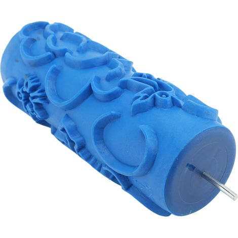 Rouleau à texturer lavable et réutilisable en caoutchouc, manchon de rouleau à texturer décoratif pour peinture 101Y (1/5)