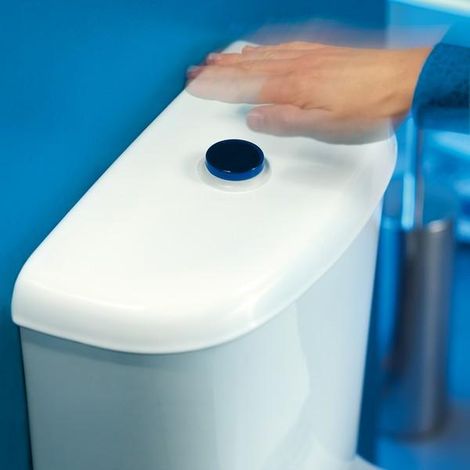 Wirquin – Mécanisme de chasse d'eau infrarouge automatique – Détection sans contact – Double chasse 3/6 L – Installation facile sur réservoirs standards (1/10)
