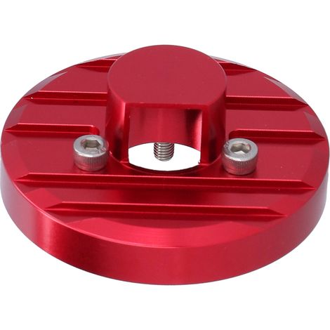 Autoradioantenne mit Metallhalterung und Dichtung für Jeep Wrangler JK/JL 2007-2017, rote Montagebasis, Schraubensatz inklusive (1/5)