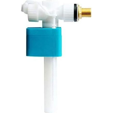 Valve d'entrée latérale de WC, raccords de chasse d'eau G1/2 réglables flotteurs pour robinet de remplissage de salle de bain pièces de rechange (1/5)
