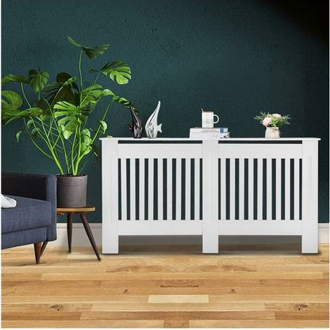 Cache-Radiateur - Sommier À Lattes Avec Fentes D'aération Verticales Pour La Maison, Le Bureau, Le Couloir, Le Salon, La Chambre (1/5)