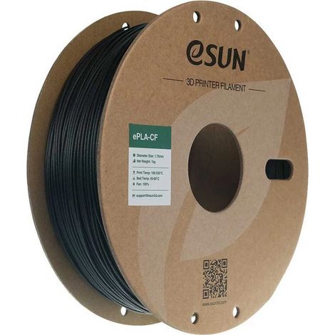 Filamento per stampante 3D esun epla-cf alta resistenza basso warping