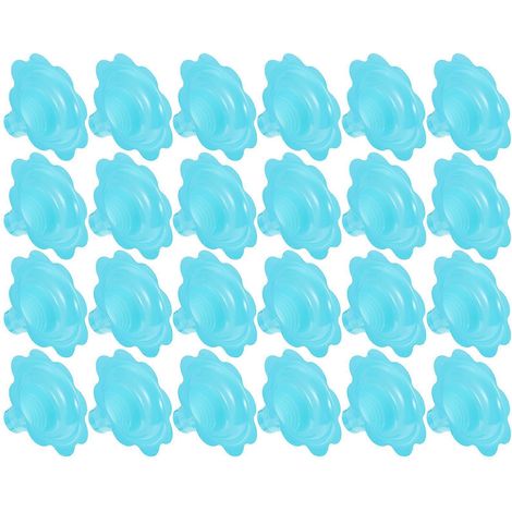 Lot de 50 pots à glace multi-usages pour la maison, bleu ciel (1/5)