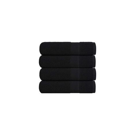 Servilletas FROGN, juego de 4, negras, 50x100 cm, 360 g/m² - Crezuo (1/4)