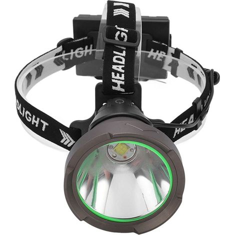 Superhelle 2800-lm-Stirnlampe mit 4 Leuchtmodi für Camping, Radfahren, Jagen, Angeln, Klettern und Laufen (1/5)