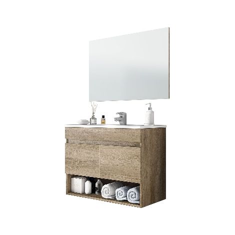 MOBILE BAGNO SOSPESO COTTON (DA MONTARE)- cm 64 x 80 x 45 Nordik- DH- pezzi 1