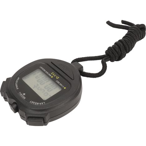 Chronomètre numérique avec mémoire de 60 tours, minuteur de sport, étanche, cordon, date, heure et alarme, idéal pour les entraîneurs de natation et de course à pied. Parfait pour les entraîneurs. (1/5)