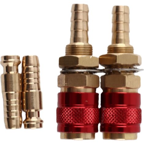 Adaptateur laiton refroidi à l'eau, lot de 2, raccord rapide pour torche MIG/TIG (1/5)