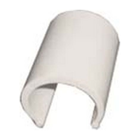 1KG CLIPS PVC BIANCO PER SERRE PZ.100 - per tubi da  mm.20