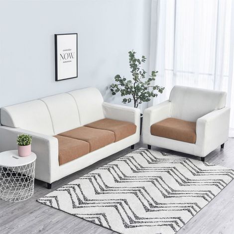 Housse De Coussin De Canapé - Élastique Haute Résilience - Adaptée Aux Coussins De Siège De 50 À 280 Cm - Couleur Kaki - 1 Pièce (1/4)