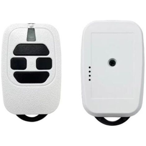 Kit émetteur portable pour porte de garage (2 pièces) - 433,92 MHz - Compatible avec DEA GTI2/4, GT2/4, Mio TR2/4, Mio TR2N/4N - 4 boutons (1/4)