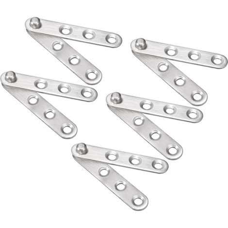 5 Sätze Edelstahl 360 Grad Drehtür Drehgelenk Scharnier 60mm x 11mm Silberton DE de (1/5)