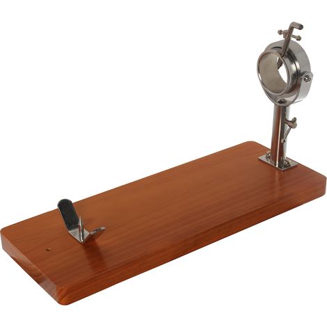 SCHINKENHALTER AUS HOLZ IN NATÜRLICHER FARBE 54X20X30CM - HOLZ: AKAZIE, für alle Stilrichtungen, um dem Zuhause eine besondere Note zu verleihen (1/3)