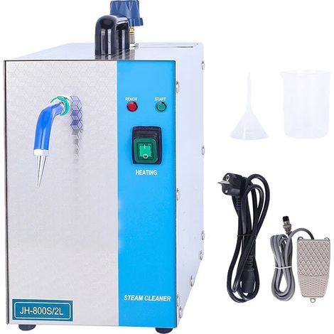 Nettoyeur à vapeur pour bijoux, construction en acier inoxydable, capacité de 2L, 220V PRISE UE (1/2)