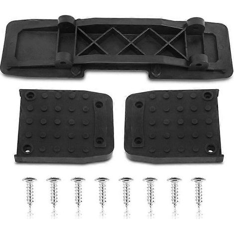 Semelles antidérapantes pour échafaudage, patins de pied vissés pour plaques de plâtre, antidérapants et stables, lot de 2, usage professionnel. (1/5)
