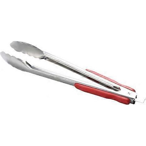 2 pinces de cuisine en acier inoxydable pour barbecue, 30 cm (12 pouces). (1/5)