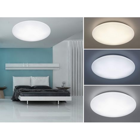 LED Deckenleuchte KATO dimmbar mit Nachtlicht & Fernbedienung, Ø 60cm (1/5)