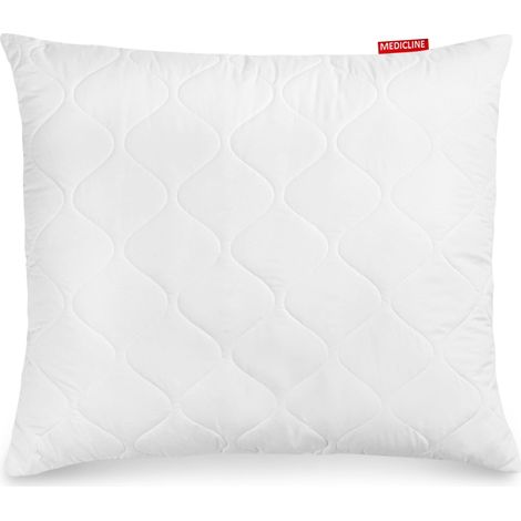 Cuscino 80x80 cm anallergico trapuntato in microfibra e silicone