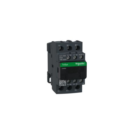 TeSys D Green contattore - 3P - = 440 V - 25 A AC-3 - 100...250 V AC/DC - LC1D25KUE