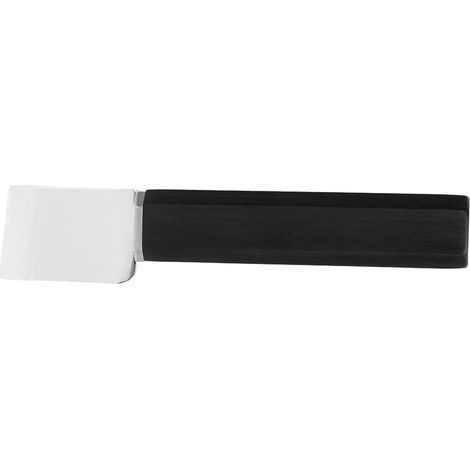Couteau à effiler le cuir, couteau de découpe ergonomique en ébène pour le travail du cuir, solidement fixé, idéal pour les débutants et les professionnels. (1/5)