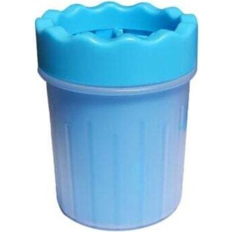 bleu Nettoyant pour pattes d'animaux, nettoyant pour pattes en siliCône, nettoyant pour pattes de chien portable avec serviette pour chiens, chats, soins de massage, griffes sales (1/4)
