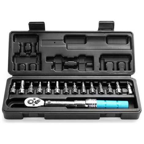 Drehmomentschlüssel-Set für Fahrradmechaniker, 1/4"-Steckschlüssel, Sasicare DR 2 - 14 Nm (1/5)