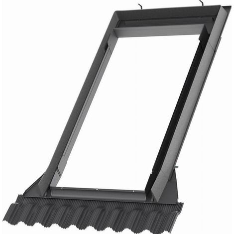Raccord de remplacement Gris 134x98 cm VELUX tuile jusqu'à 120 mm de relief - EW UK04 0000