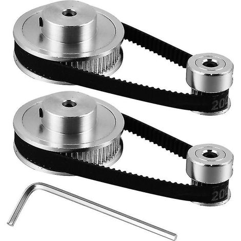 1 Satz Schrittmotor-Riemenscheibe