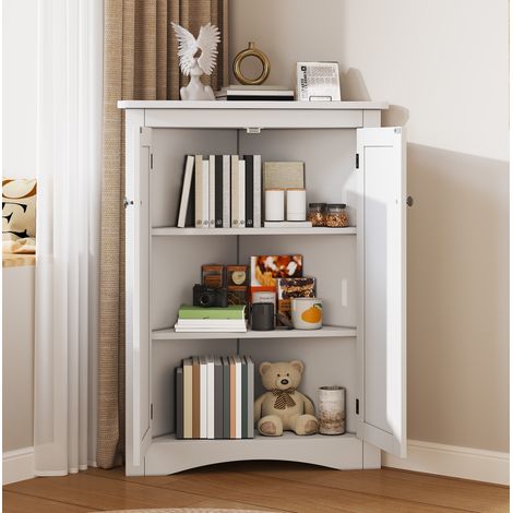 Mobile bagno angolare 2 ante MDF 61,5x80 cm OKMYHOME (1/5)