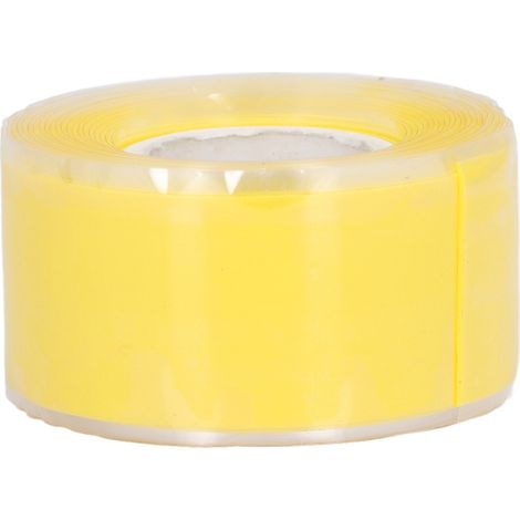 Ruban adhésif silicone 3 m imperméable auto-fusible étanche réparation tuyau tuyau flexible jaune (1/5)