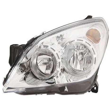 Phare avant gauche H1/H7 chromé Opel Astra H phase 2 2007-2009