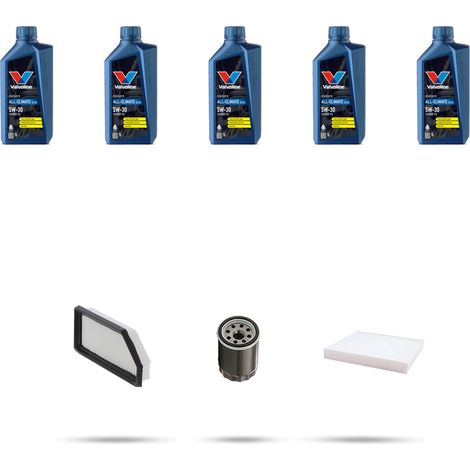 Kit tagliando 3 FILTRI e 5L OLIO compatibile con Renault Arkana 1.5 E-TECH 145 105Kw dal 2020 (1/5)