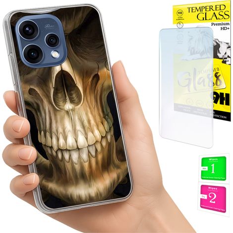 Funda para Oppo Reno 15 5G con cubierta para foto y tapa trasera + cristal 9H (1/5)