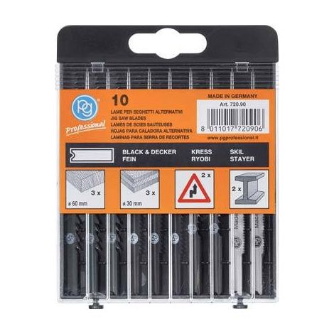 SÄGEBLATT-SET FÜR STICHSÄGE, KOMPATIBEL MIT BLACK & DECKER