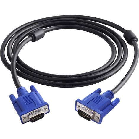 Cavo VGA a VGA HD15 maschio-maschio per TV, computer, proiettore (1,5 m)