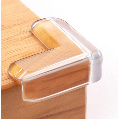 Juego de 8 protectores de esquinas - bebés - protectores de esquinas transparentes - protectores de esquinas y bordes - muebles - 8 piezas (1/2)