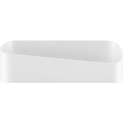 Duschablage – Wasserdichte Duschablage aus Kunststoff, ohne Bohren, mit Abflusslöchern, geeignet für Küche und Bad, 26,5 x 9 cm (1/5)