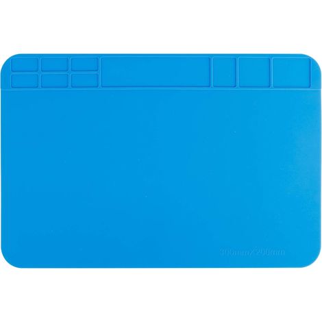 Tapis à Souder en Silicone Antidérapant Tapis de Réparation Anti-Statique Tampon à Soudure Résistant à Chaleur pour Réparer Watch Phone Électronique (1/5)