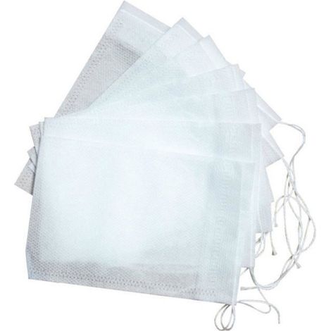 Sachet Thé - Réutilisable Avec Cordon De Serrage - Pour Thé Et Café En Vrac - Lot De 100 Pièces (1/5)