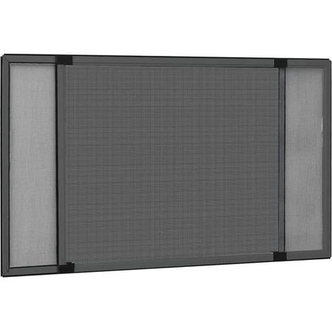 Moustiquaire Rétractable - Aluminium Et Fibre De Verre - Pour Fenêtres Avec Stores Enrouleurs - 75 À 143 X 50 Cm (1/5)