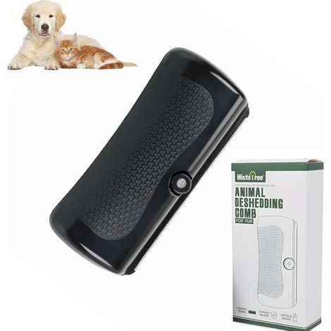Brosse de toilettage pour chiens, brosse de soin pour animaux de compagnie, brosse de toilettage pour animaux, convient aux chiens à poils courts, aux chiens à poils longs et aux chats. (1/5)
