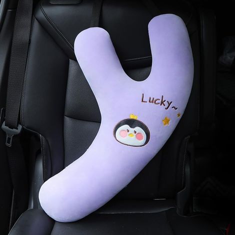 Cuscino da viaggio per bambini, cuscino da viaggio per adulti e bambini, cuscino per dormire in auto per bambini, cuscino per cintura di sicurezza per bambini, cuscino a Y