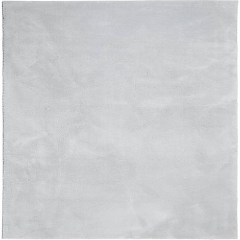Tapis HUARTE à poils courts doux et lavable gris 240x240 (1/5)