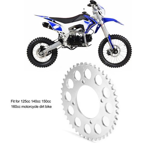 Piñón de transmisión de 43 dientes (420) para motocicletas de 125 cc, 140 cc, 150 cc y 160 cc.