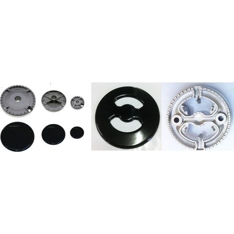 ARISTON INDESIT SPARTIFIAMMA BRUCIATORI CUCINA GAS 1 CORONA + 3 F S 2719 B 0239 (1/2)