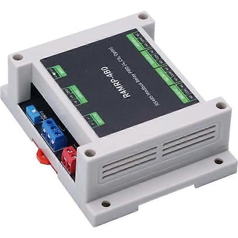 Relais Modbus RS485 PRO 4 canaux, module relais avec interface RS485, protocole Modbus RTU, contrôle par optocoupleur et isolation (1/5)