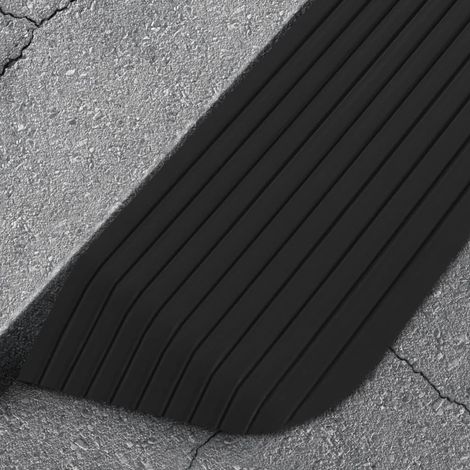 vidaXL Threshold Ramps 2 pcs 110x32x3,8 cm Rubber