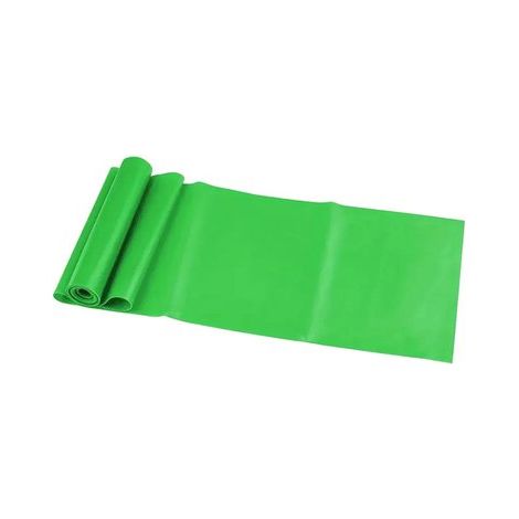 Bande de résistance 1,5 m - Élastique de sport - Pour yoga, pilates et fitness à domicile - Verte - Accessoire de musculation (1/4)