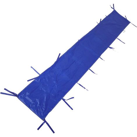 Gouttière pour pavillon de jardin 300 x 42 cm en tissu d'auvent avec fixation - Tente - Gouttière pour événements en extérieur et accessoires de tonnelle (1/5)